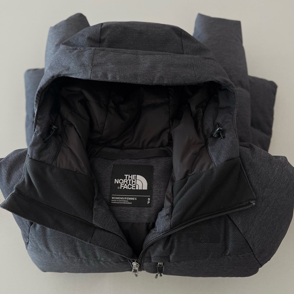 Dark charcoal grey North Face Heavenly Goose Down Jacket. Excellent condition - Picture 4 of 6